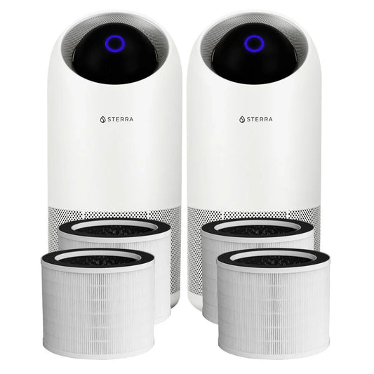 2 Sterra Moon™ Air Purifier With 4 Free Filters